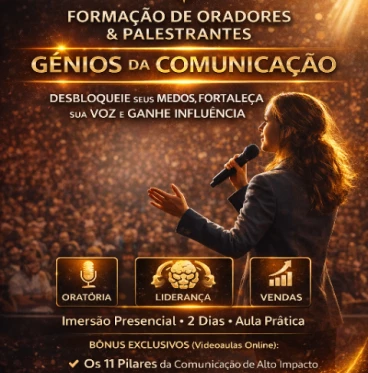 Imagem Formação Oradores e Palestrantes: Gênios da Comunicação